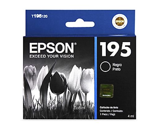 Cartuchos De Tinta Epson T Negro Original Para P Ginas