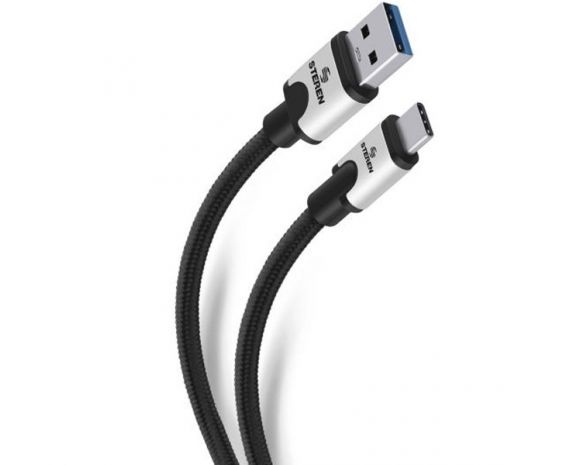 Cable USB a USB C calidad Elite de 2 Metros marca Steren.