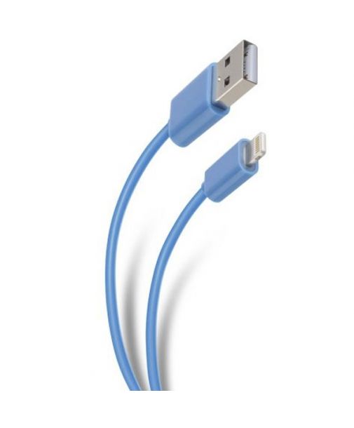 Cable USB a Lightning Carga y Datos de 2m marca Steren.