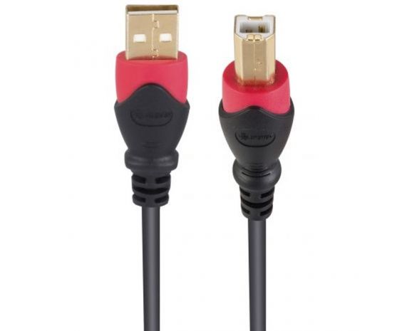 Cable Elite de USB 2.0 a USB tipo B Reforzado con conectores dorados de 7.2m marca Steren