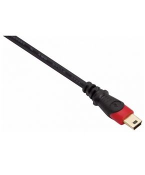 Cable Elite USB a Mini USB Reforzado con conectores dorados 1.8m marca Steren.