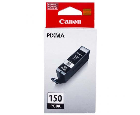 Cartucho de Tinta Canon PGI-150BK (6500B001AA) Negro Original para 300 páginas.