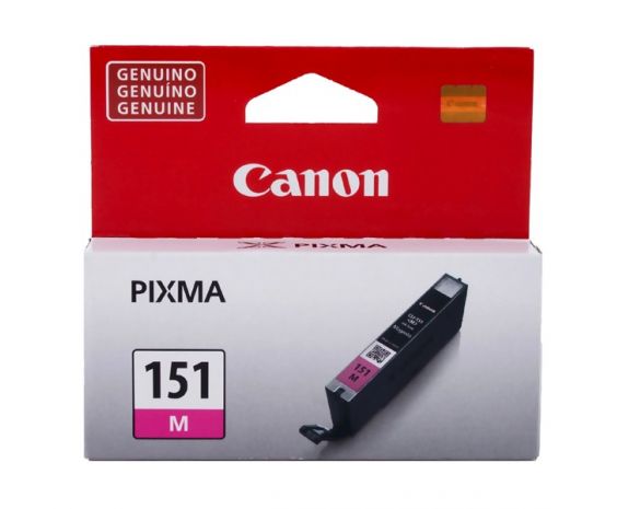 Cartucho de Tinta Canon CLI-151M (6530B001AA) Magenta Original para 319 páginas.