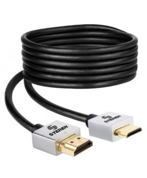 Cable 4K mini HDMI a HDMI de 1.8m Ultra Delgado marca Steren