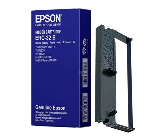 Cinta Epson ERC-32B Negro Original para TM-U675/TM-H600011