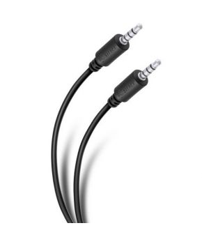 Cable auxiliar de Plug a Plug 3.5 mm TRRS de 1.8 m marca Steren