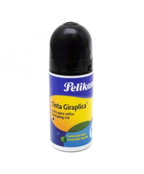 Tinta para sello negro de 60 ml. marca Pelikan
