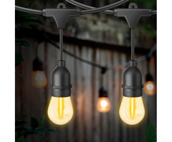 Focos Vintage para exterior en serie de 24 LED marca Steren | Cad Toner