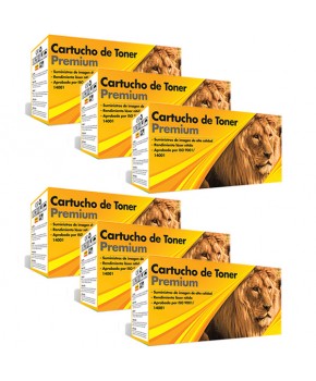 Six Pack de Cartucho de Toner 35A (CB435A) / 85A (CE285A) Negro Generación 2 Calidad Premium para 2,000 páginas.