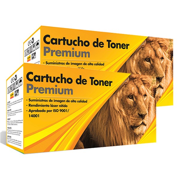 Duo Pack Cartuchos de Toner TN-720 Negro Generación 2 Calidad Premium para 4,000 páginas.