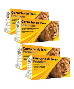 Cuatri Pack Cartucho de Toner TN-336BK , TN-336C, TN-336M, TN-336Y, Generación 2 Calidad Premium