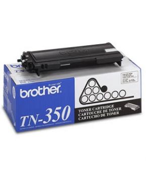 Cartucho de Toner Brother TN-350 Negro Original para 2,500 páginas.