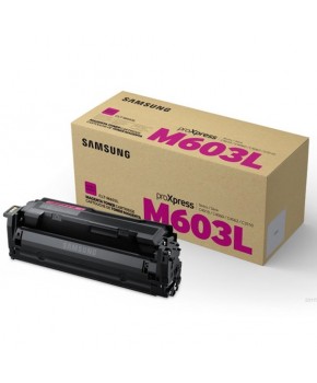 Cartucho de Tóner Samsung M603L (CLT-M603L) Magenta Original de Alto Rendimiento para 10,000 páginas.
