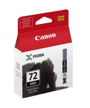 Cartucho de Tinta Canon PGI-72MBK Negro Mate Original para 200 páginas.