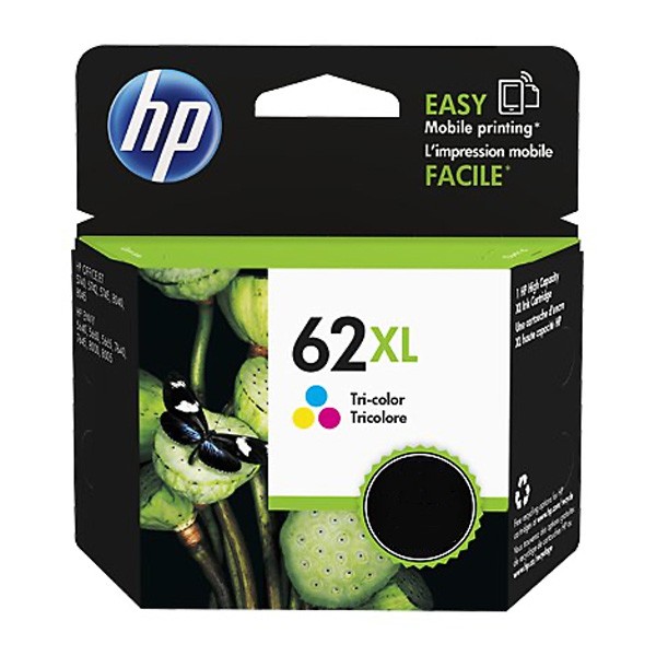 Cartucho de Tinta HP 62XL (C2P07AL) Tricolor Original de Alto rendimiento  para 415 páginas. | Cad Toner. El Más Grande!