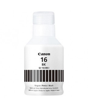 Botella de Tinta Canon GI-16PG Negro Original de 170 ml.