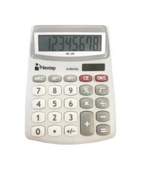 Calculadora de Semi-Escritorio de 8 Dígitos Batería/Solar de 14 cm x 11 cm marca Nextep