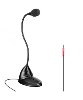 Micrófono para PC o Laptop con Cuello Flexible marca Steren