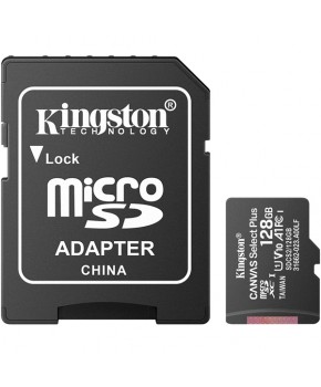 Memoria MicroSD de 128 GB + Adaptador SD marca Steren