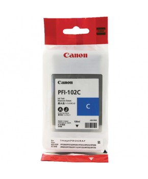 Cartucho de Tinta Canon PFI-102C (0896B001AA) Cyan Original