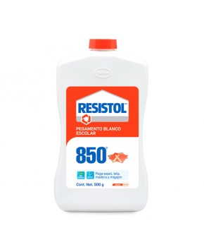 Pegamento Blanco 850 de 500 grs .marca Resistol