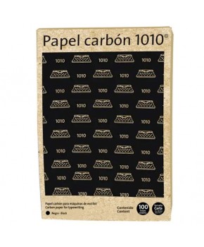 Papel Carbón Negro 1010 Carta C/100 marca Pelikan