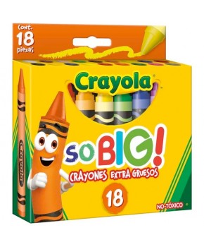 Crayón Extra Jumbo C/18 Colores marca Crayola