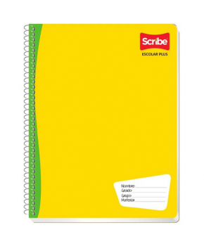 Cuaderno Profesional Espiral Cuadro Chico de 200 hojas marca Scribe