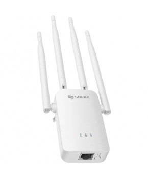 Repetidor / Router Wi-Fi 2,4 GHz hasta 30 m de Cobertura marca Steren