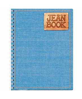 Cuaderno Profesional de Raya Doble Espiral de 100 Hojas marca Jean Book