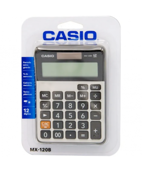 Calculadora de Escritorio MX120B-S-MC de 12 Dígitos marca Casio