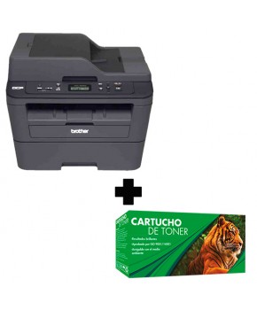 Impresora Multifuncional Brother DCP-L2540DW + Cartucho de Toner Negro Generación 2 Calidad Estándar
