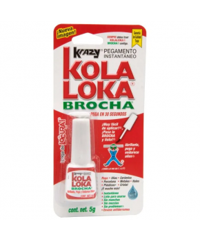 Pegamento Instantáneo Brocha de 5 gms. marca KolaLoka