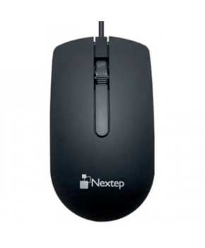 Mouse Alámbrico USB Color Negro 1000 DPI marca Nextep