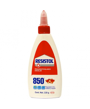 Pegamento Blanco 850 de 110 g. marca Resistol