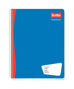 Cuaderno Profesional Espiral de Cuadro Grande de 100 hojas marca Scribe