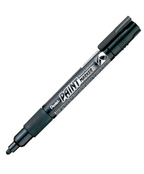 Marcador Permanente Paint Marker MMP20-A Negro Punta Bala 2-4 mm Marca Pentel