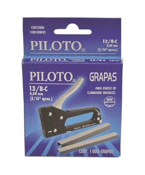 Grapa 8mm Fifa 13/8-C Paq. C/1000 marca Piloto
