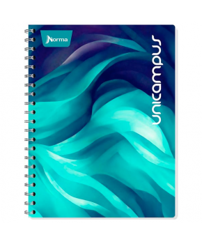 Cuaderno Profesional Cuadro Grande Pasta Dura 100 h. marca Unicampus