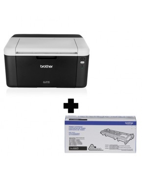 Combo Impresora Brother HL-1212W inalámbrica + Cartucho de Toner Brother TN1060 Negro Original