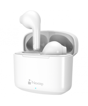 Audífonos Buds Bluetooth Control Táctil de hasta 20 hrs. Blanco marca Nextep