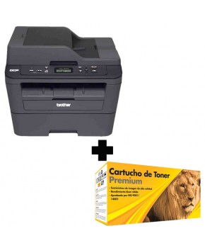 Combo Impresora Brother Multifuncional DCP-L2540DW + Cartucho de Toner TN-660 Negro Generación 2 Calidad Premium