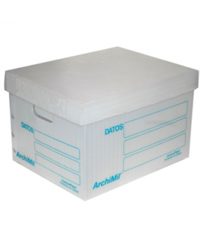 Caja de Archivo Plástico Tamaño Oficio T. Separada 50 x 36.5 x 25 cms. Cartonplast