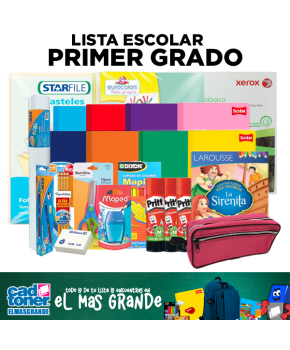 G1 Lista Escolar Primer Grado