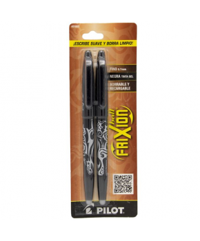 Bolígrafo Borrable 0.7mm Frixon Negro C/2 marca Pilot