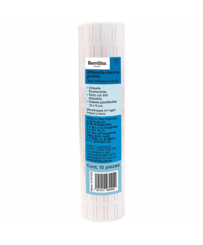Etiqueta Adhesiva 22 x 12 mm C/10 piezas