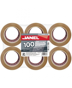 Cinta Canela 48mm x 150m C/6 marca Janel