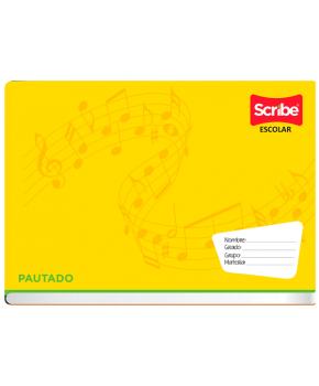 Cuaderno francés I Cocido Pautado de 50 h. marca Scribe