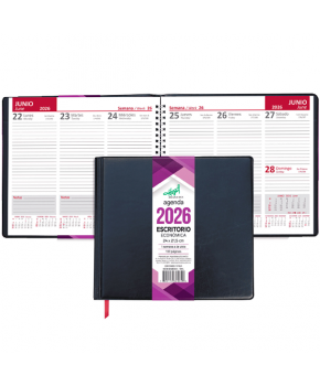 Agenda de Escritorio 2026 de 21.50 x 24 cm marca Hazel