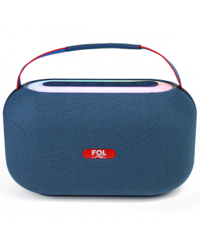 Speaker TWS Portátil Recargable con Luz RGB marca FOL